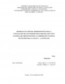 Mejoras en el sistema administrativo para la conciliación de los ingresos emanados del ejecutivo nacional
