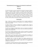 Determinación de función de transferencia