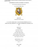 La cultura tributaria y los negocios informales en la población del Distrito la Victoria, Emporio de Gamarra en el 2023