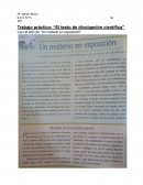 Artículo de divulgación científica