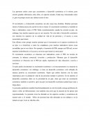 El crecimiento y el desarrollo económico