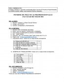Informe de Prácticas - Facultad de Negocios
