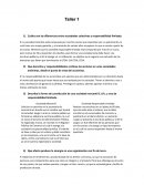 ¿Cuáles son las diferencias entre sociedades colectivas y responsabilidad limitada?