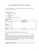 Guía y formato para la elaboración de un caso de estudio