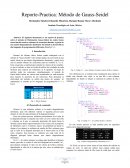 Método de Eliminación Gauss-Seidel