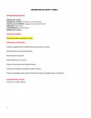 Descripción de puesto y perfi: Planeador de mantenimiento