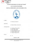 Análisis de suelo para un proyecto de mejoramiento del sistema de agua potable y saneamiento