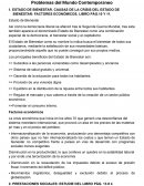 Problemas del mundo contemporáneo