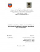 Favorecer el desarrollo integral de los infantes de 3 a 6 años de edad