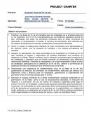 Project Charter - Organizar Fiesta de Fin de Año