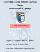 La población en el Perú