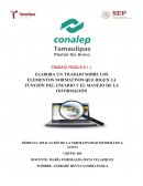 Elementos normativos del usuario y el manejo de la información