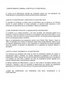 Comportamiento criminal a partir de la frustración