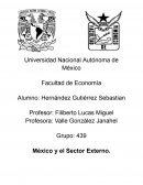 México y el Sector Externo