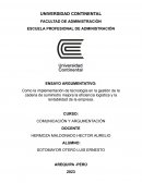 Como la implementación de tecnología en la gestión de la cadena de suministro mejora la eficiencia logística y la rentabilidad de la empresa