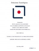 Actividad Integradora. Soluciones tecnológicas