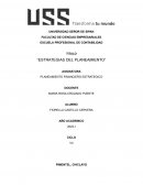 Planeamiento financiero estratégico