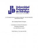 Principales teorías que explican el desarrollo: Teoría del desarrollo psicosocial de Erikson