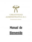 Manual de Bienvenida Creatividad Administrativa