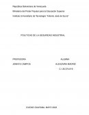 Políticas de la seguridad industrial