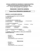 Pedagogía y didáctica general