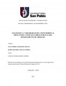 Análisis de la variabilidad del costo debido al impacto del Covid-19 en obras públicas del departamento de Arequipa