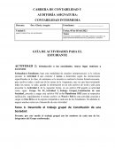 Introducción a las sociedades, marco legal, matrices y sucursales