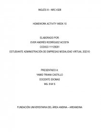 Homework: Where have you been to?. Página 1