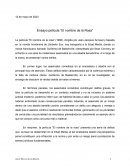 Ensayo película “El nombre de la Rosa”