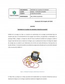 Informe de calidad de energía estación Chivería