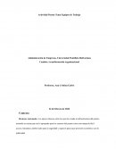 Cambio y transformación organizacional