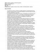 Violencia, guerrillas y estructuras agrarias