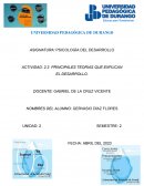 Principales teorias que explican el desarrollo