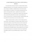 Análisis teórico del titulo uno de la costitucion de la república