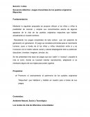 Secuencia didáctica: Juegos Ancestrales de los pueblos originarios Mapuches