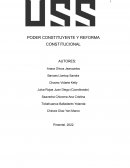 Poder Constituyente y Reforma Constitucional