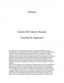 Ensayo Gestión del talento humano