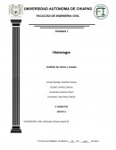 Hidrología. Análisis de vasos y causes