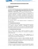 Especificaciones técnicas de adicionales de obra