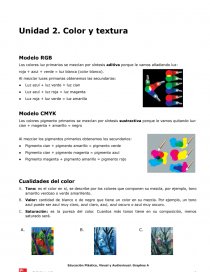 Color y textura. Página 1