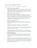 Planificaciòn de Algoritmos:Teoría