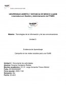 Campaña en las redes sociales para una PyME