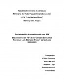 Restauración de muebles del aula #14