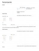 Resumen factorización