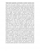 Gobernantes regionales y provinciales, escuchen nuestras voces