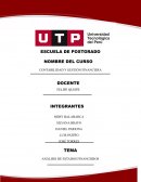 Informe de analisis financiero de la empresa Cineplex SAA