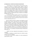 El problema en el contexto del proceso de investigación