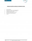 Memoria descriptiva mensual del residente de obra