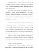 La historia de la participación del Ecuador en los Juegos Olímpicos