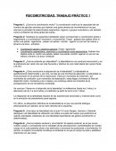 Psicomotricidad: Trabajo práctico 1